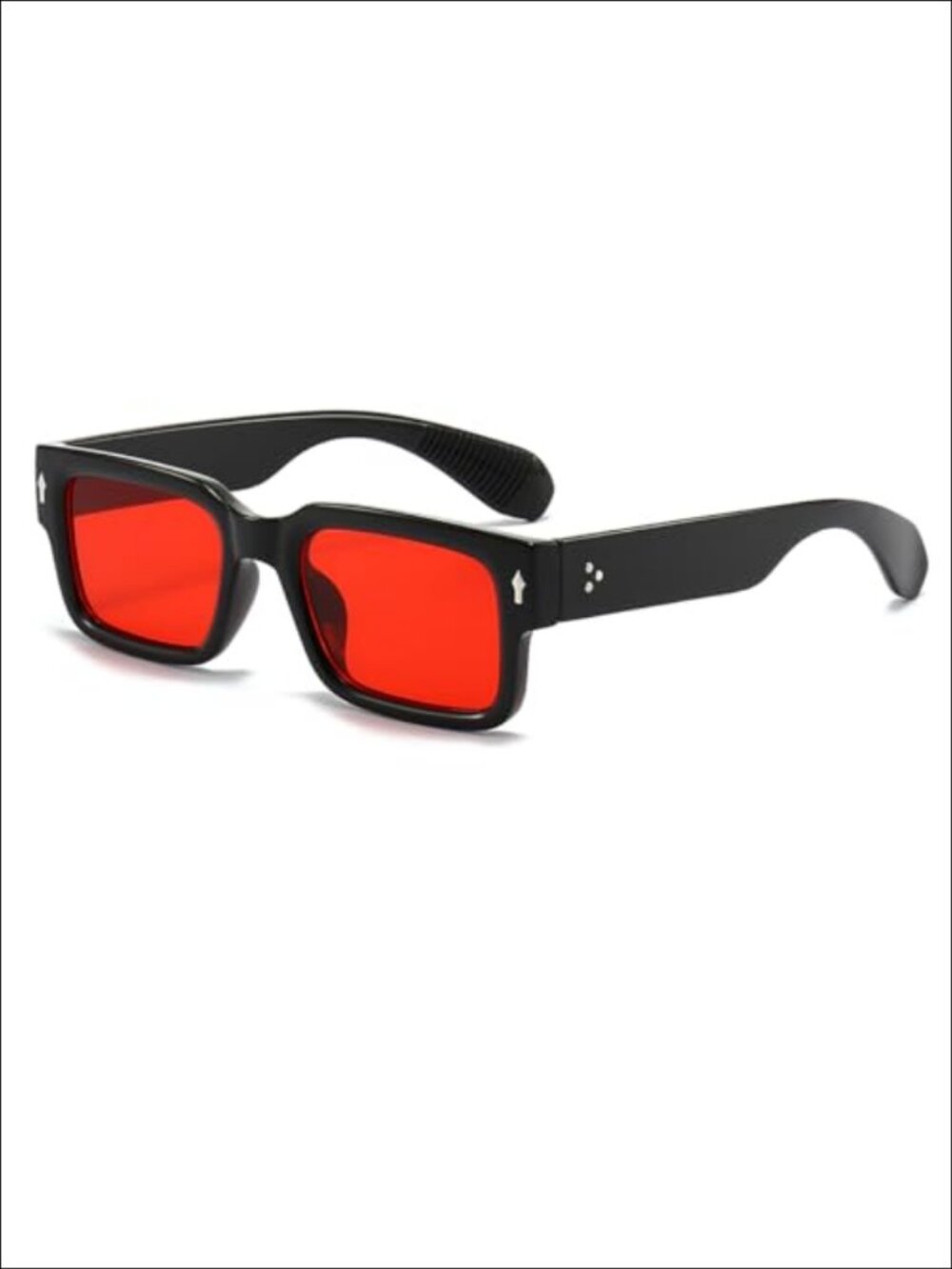 Square Sunglasses with Thick Frame UV400 Protection Retro Classic Full Frame